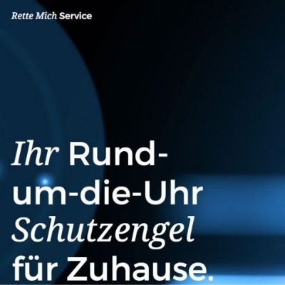 Landing Page und Werbung für Rette Mich [Alexa Skill to be]